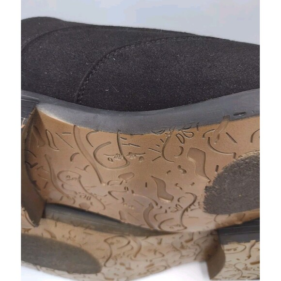 Men's Vegetarian Shoes Black 13 M Oxford Formal Vegan Suede Made In Portugal - Picture 10 of 11